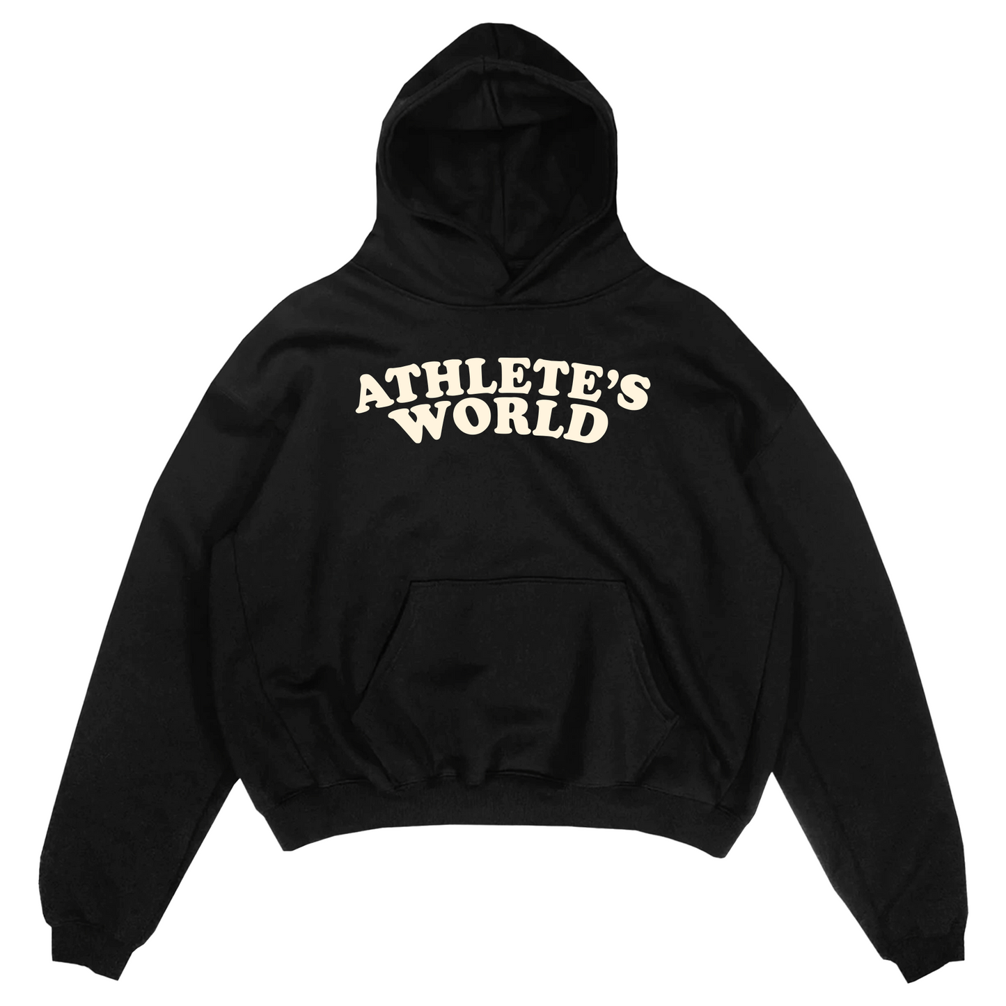 "Athlete" Black Hoodie